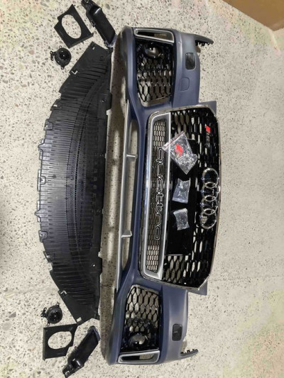 Передний бампер в стиле RS V3 Audi A7 4G8 2010-2014г