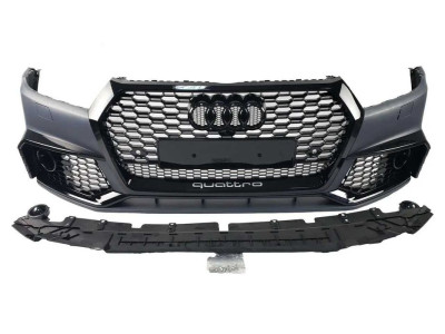 Бампер передний  в стиле RS Audi	Q5 80A 2016-2020г. Под туманки!Ауди
