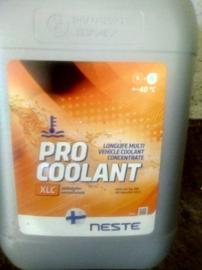 Антифриз Neste Pro Coolant XLC червоний концентрат 10л